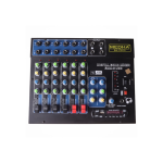 MEDHA D.J. PLUS Professional 6-Channel Stereo Echo DJ Sound Mixer with USB ,BT for All Functions Analog Sound Mixer