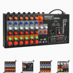 MEDHA D.J. PLUS Profressional SM-6U with built in USB Media Player 6 Channel Sterio Echo Analog Sound Mixer - Image 5